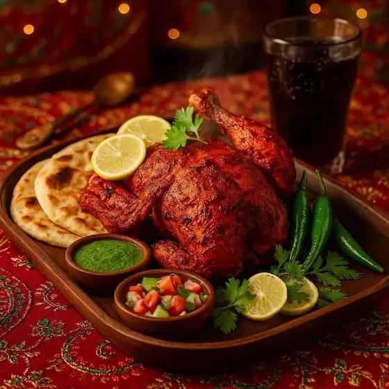 Chicken Chargah Platter
